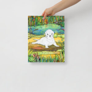 Baby Neotropical Otter - Poster