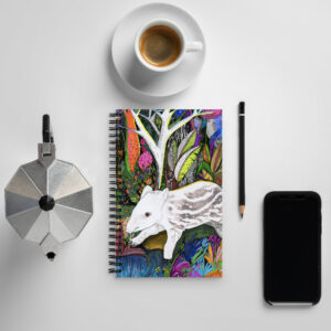 Baby Mountain tapir - Spiral notebook