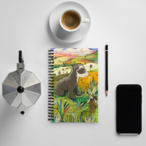 Baby Spectacled Bear - Spiral notebook