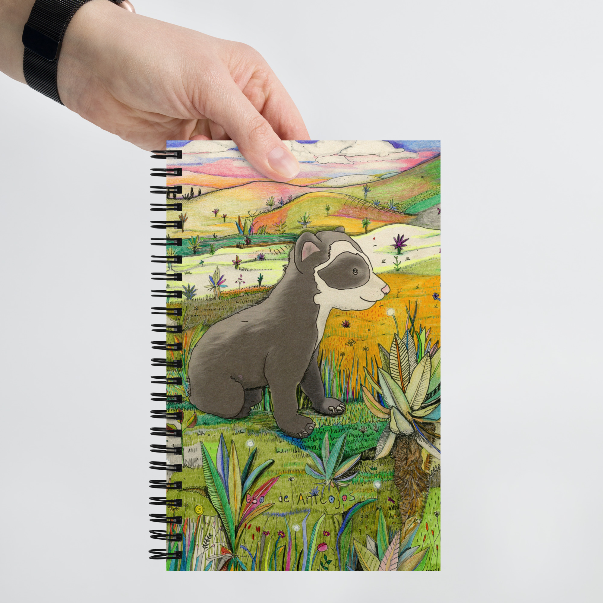 Baby Spectacled Bear - Spiral notebook - Image 3