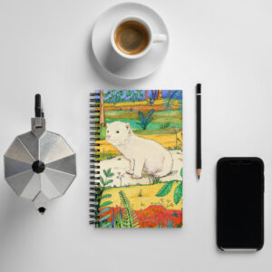 Baby bush dog - Spiral notebook