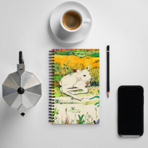 Baby White-tailed deer - Spiral notebook