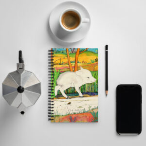 Baby Collared Peccary - Spiral notebook