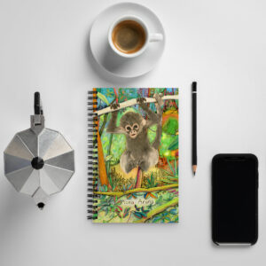 Spider monkey-Spiral notebook